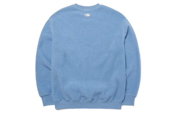 Lookbook MLB NY Yankees Logo Fleece Crewneck Sweatshirt Unisex Winter Blue 3AMTF5116-50BLL