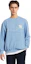 Sizing MLB NY Yankees Logo Fleece Crewneck Sweatshirt Unisex Winter Blue 3AMTF5116-50BLL