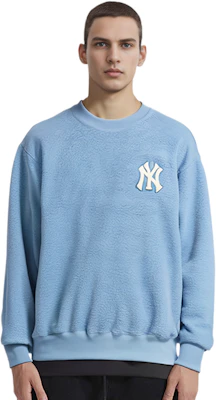 MLB NY Yankees Logo Fleece Crewneck Sweatshirt Unisex Winter Blue 3AMTF5116-50BLL Cheap MLB NY Yankees Logo Fleece Crewneck Sweatshirt Unisex Winter Blue 3AMTF5116-50BLL