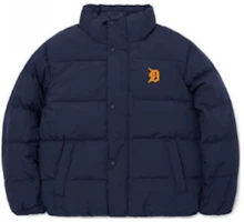 MLB NY Yankees Navy Windproof Puffer Jacket Unisex Warm Long Sleeve High Collar 3ADJB0526-46NYD MLB NY Yankees Navy Windproof Puffer Jacket Unisex Warm Long Sleeve High Collar 3ADJB0526-46NYD