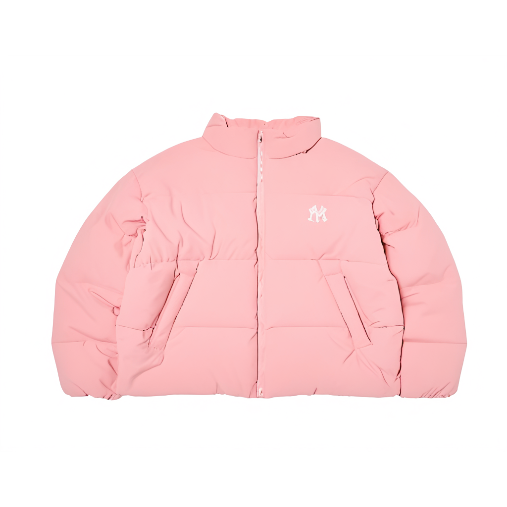 Order MLB NY Yankees Pink Lightweight Duck Down Short Jacket Unisex Casual FW24. 3ADJB1046-50PKM