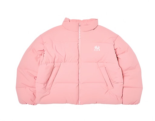 MLB NY Yankees Pink Lightweight Duck Down Short Jacket Unisex Casual FW24. 3ADJB1046-50PKM Order MLB NY Yankees Pink Lightweight Duck Down Short Jacket Unisex Casual FW24. 3ADJB1046-50PKM
