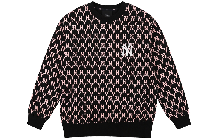 MLB NY Yankees Vintage Monogram Pullover Sweatshirt Unisex Black 31MTM1111-50L
