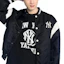 Details for MLB Nylon Varsity New York Yankees Baseball Collar Jacket Unisex Black 3AJPV0331-50BKS