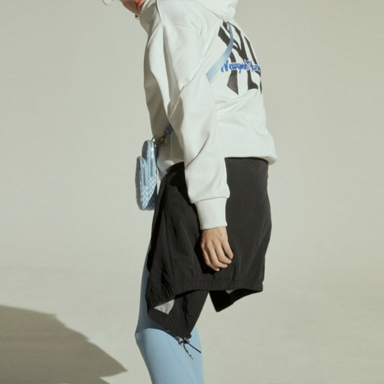 MLB Oversized Logo Embroidered Hoodie Unisex White 31HD08111-50W 圖 5