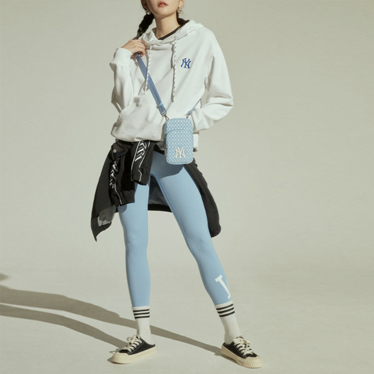 MLB Oversized Logo Embroidered Hoodie Unisex White 31HD08111-50W 圖 6