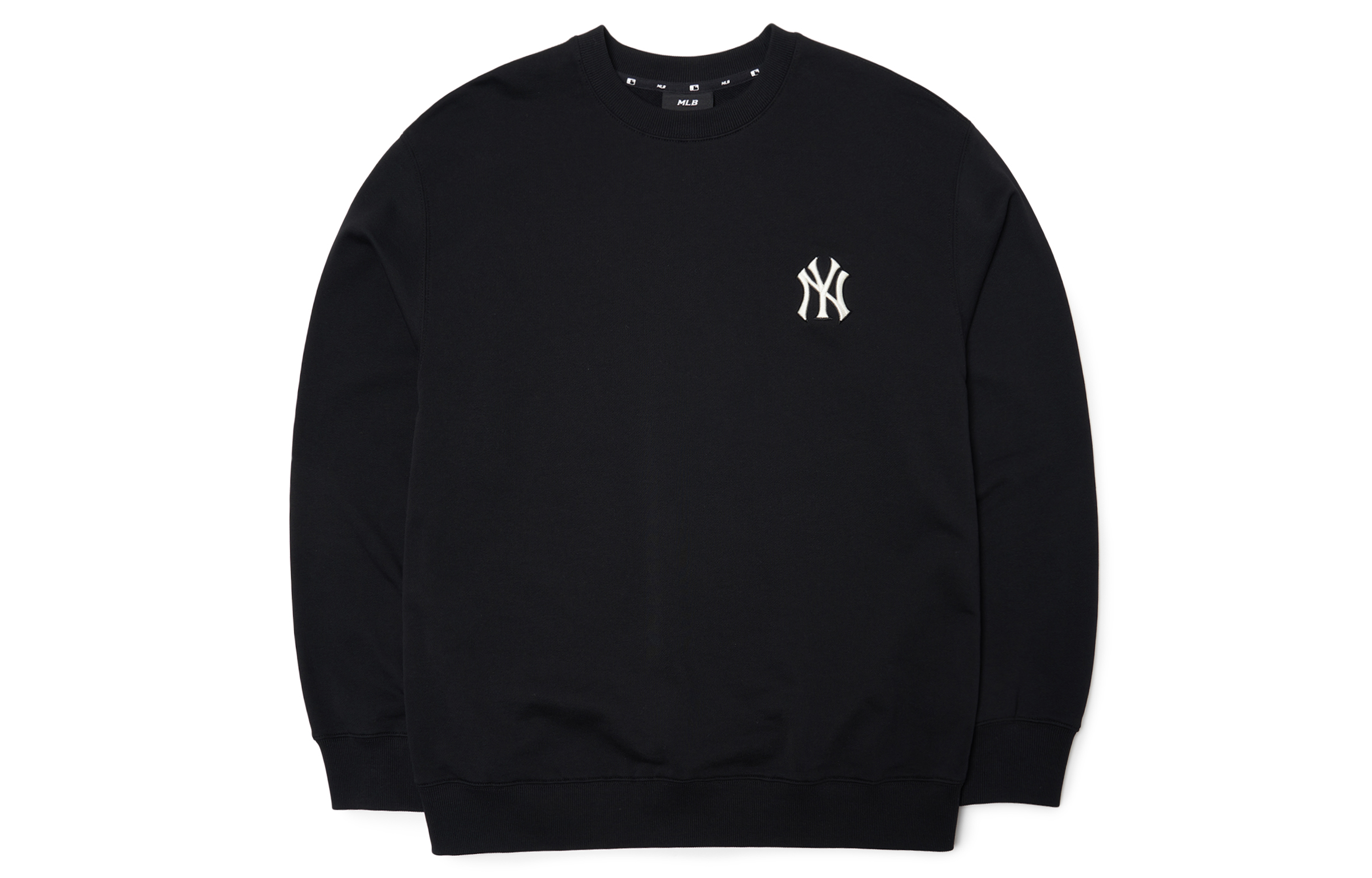 MLB Paisley Logo Crewneck Sweatshirt Unisex Black 3AMT53014-50BKS 圖 3