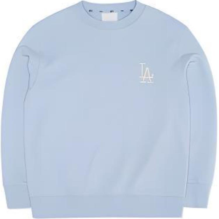 MLB Paisley Los Angeles Dodgers Unisex Casual Light Blue Sweatshirt 3AMTEC724-LIGHTBLUE