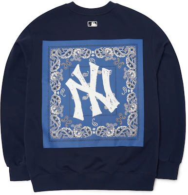MLB Paisley New York Yankees Crewneck Sweatshirt Navy Unisex Musim Gugur 3AMT53014-50NYD Buy MLB Paisley New York Yankees Crewneck Sweatshirt Navy Unisex Musim Gugur 3AMT53014-50NYD