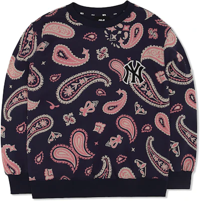 Sweater MLB Paisley Unisex Couple Style Warna Navy Blue 3AMTI0224-50NYD Buy Sweater MLB Paisley Unisex Couple Style Warna Navy Blue 3AMTI0224-50NYD