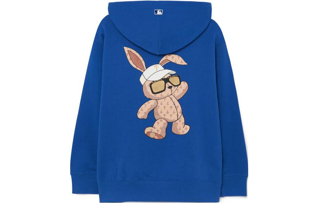 MLB Philadelphia Phillies Cartoon Print Hoodie Unisex Blue 3AHDQ0131-10CBS