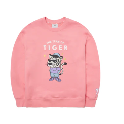 MLB Philadelphia Phillies Tiger Print Coral Pink Unisex Crewneck Sweatshirt 3AMTD0121-10COL