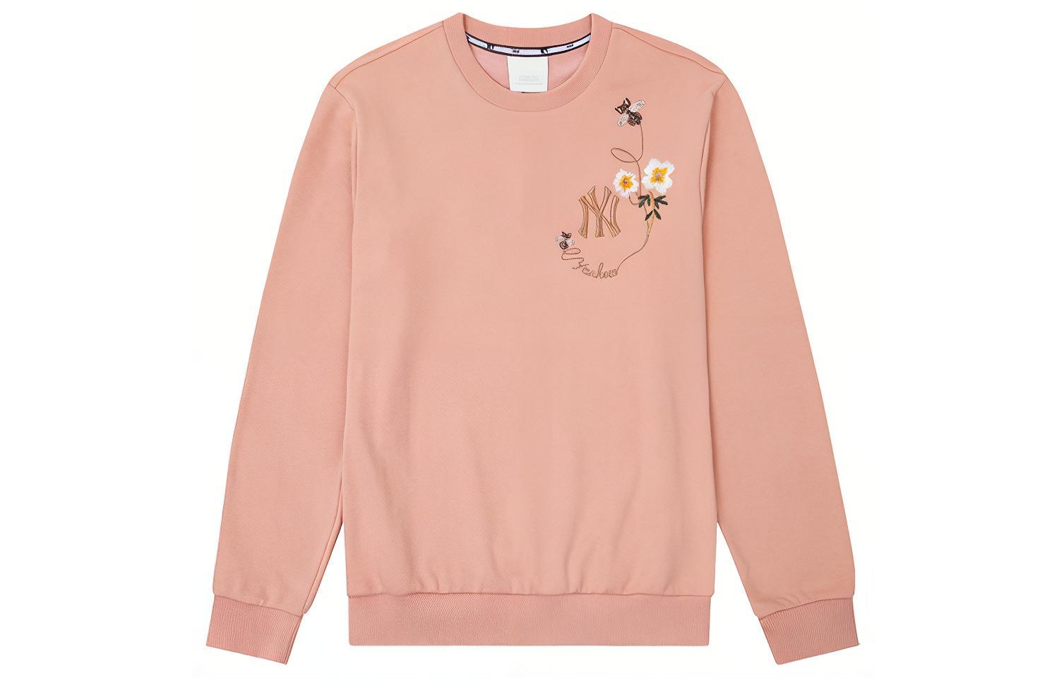 MLB Pink Bee Embroidered Casual Fashion Sweatshirt Unisex 31MTFN841-50P