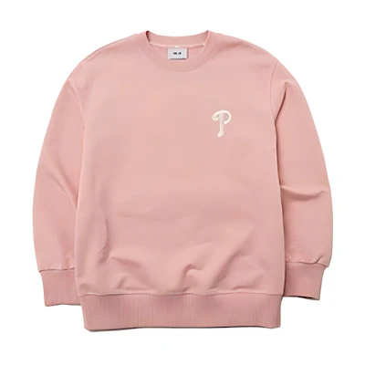 MLB Pink Fashion Crewneck Pullover Printed Sweatshirt Unisex Casual Style 3AMTEC114