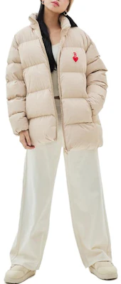 MLB Pink Heart Embroidered Zip-Up Jacket Unisex 3ADJH0236-43BGS Details for MLB Pink Heart Embroidered Zip-Up Jacket Unisex 3ADJH0236-43BGS