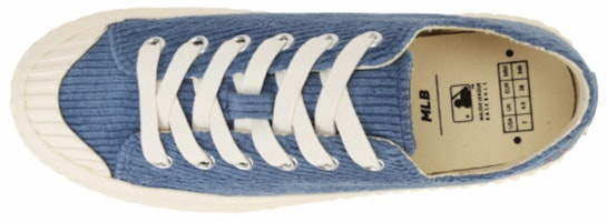 MLB 揮棒灯芯绒耐磨帆布鞋 女男同款 藍 Order MLB 揮棒灯芯绒耐磨帆布鞋 女男同款 藍