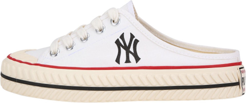 MLB Play Ball Canvas Low 'White Slip-On' 32SHS1111-50W Buy MLB Play Ball Canvas Low 'White Slip-On' 32SHS1111-50W