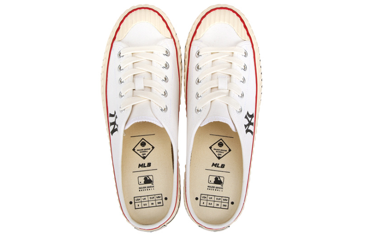 Lookbook MLB Play Ball Canvas Low 'White Slip-On' 32SHS1111-50W