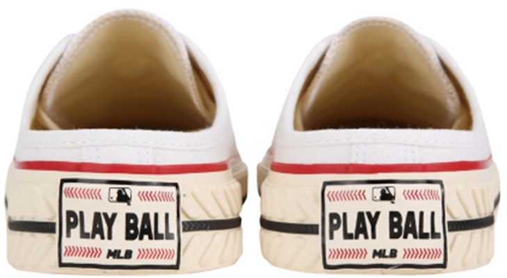 MLB Play Ball Canvas Low 'White Slip-On' 32SHS1111-50W Purchase MLB Play Ball Canvas Low 'White Slip-On' 32SHS1111-50W