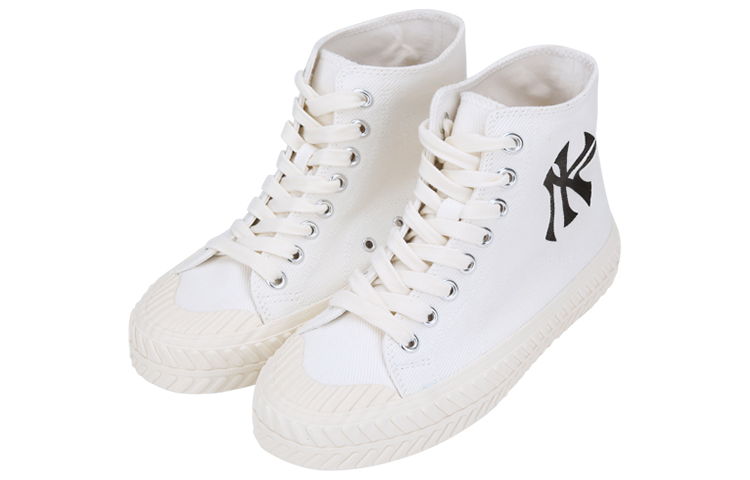 Order MLB Play Ball 紐約洋基隊 高幫帆布鞋 白