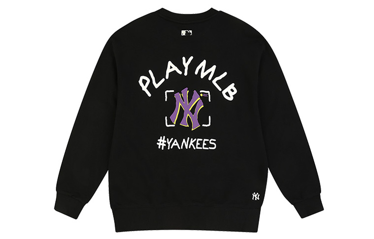 MLB Play Series Graffiti Oversized Sweatshirt Black (Unisex) 31MT07011-50L