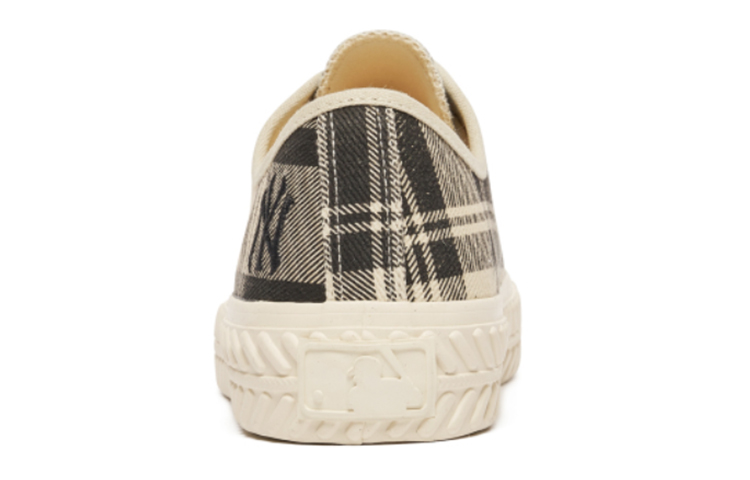 MLB Playball 'Checkerboard Beige' Low Top Canvas Sneakers 圖 5