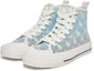 Lookbook MLB Playball High '白色蓝色字母印花' 高帮鞋 3ACVCMM2N-07BLS