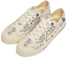 MLB Playball 腰果花 輕便透氣 低筒 帆布鞋 男女同款 白色 Lookbook MLB Playball 腰果花 輕便透氣 低筒 帆布鞋 男女同款 白色