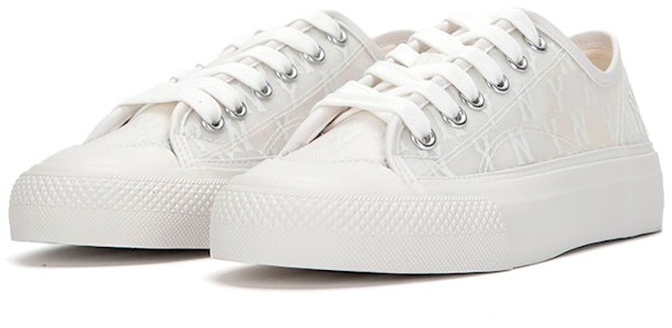 MLB Playball Mono Mesh 印花 流行休閒 低筒 帆布鞋 男女同款 象牙白 Lookbook MLB Playball Mono Mesh 印花 流行休閒 低筒 帆布鞋 男女同款 象牙白