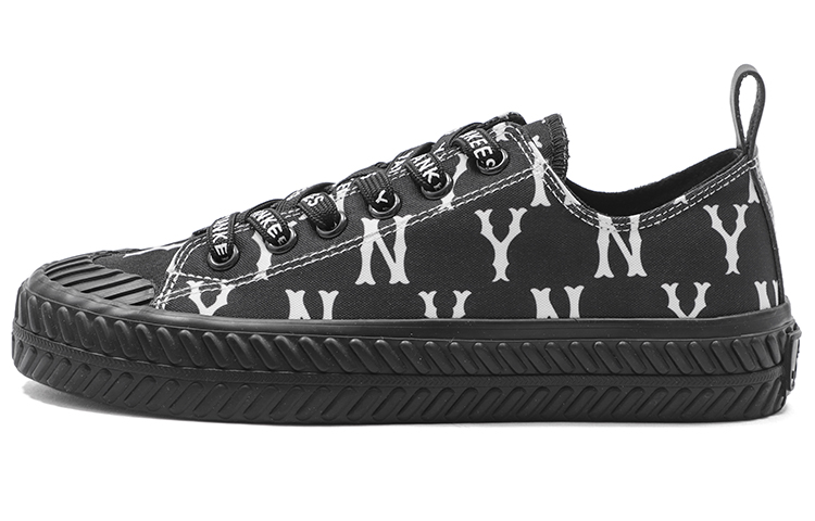 MLB Playball Monogram 'Black Low-Top Canvas' 3ACVVM12N-50BKS
