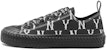 MLB Playball Monogram 'Kanvas Rendah Hitam' 3ACVVM12N-50BKS