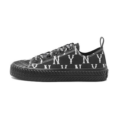 MLB Playball Monogram 'Black Low-Top Canvas'