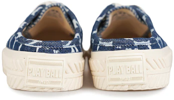 Shop MLBプレイボールミュール デニム 32SHSD111-50N