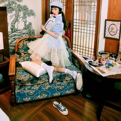 MLB Playball Mule Mono Denim 半拖 低幫 帆布鞋 男女同款 牛仔深藍 Details for MLB Playball Mule Mono Denim 半拖 低幫 帆布鞋 男女同款 牛仔深藍
