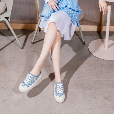 MLB Playball Mule Mono Denim 半拖帆布鞋 男女同款 藍 #送禮推薦 Details for MLB Playball Mule Mono Denim 半拖帆布鞋 男女同款 藍 #送禮推薦