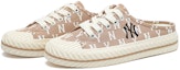 Lookbook MLB Playball Mule 'Cetakan Fesyen Monogram Beige' 3AMUM212N-50BGD