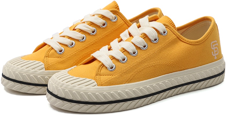 MLB Playball Origin 舒適 低筒 帆布鞋 男女同款 橘色 Lookbook MLB Playball Origin 舒適 低筒 帆布鞋 男女同款 橘色