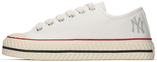 MLB Playball Original Unisex White 'Comfortable Durable Slip-Resistant Low-Top Canvas Casual Shoes' 3ACVVA11N-50WHS MLB Playball Original Unisex White 'Comfortable Durable Slip-Resistant Low-Top Canvas Casual Shoes' 3ACVVA11N-50WHS