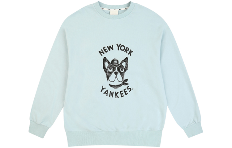 MLB Printed Long Sleeve Sweatshirt Unisex Light Blue 31MTC2011-50S