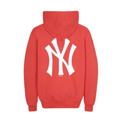 MLB Red Big Logo Print Long-Sleeve Sweatshirt Unisex 31HD03011-50R