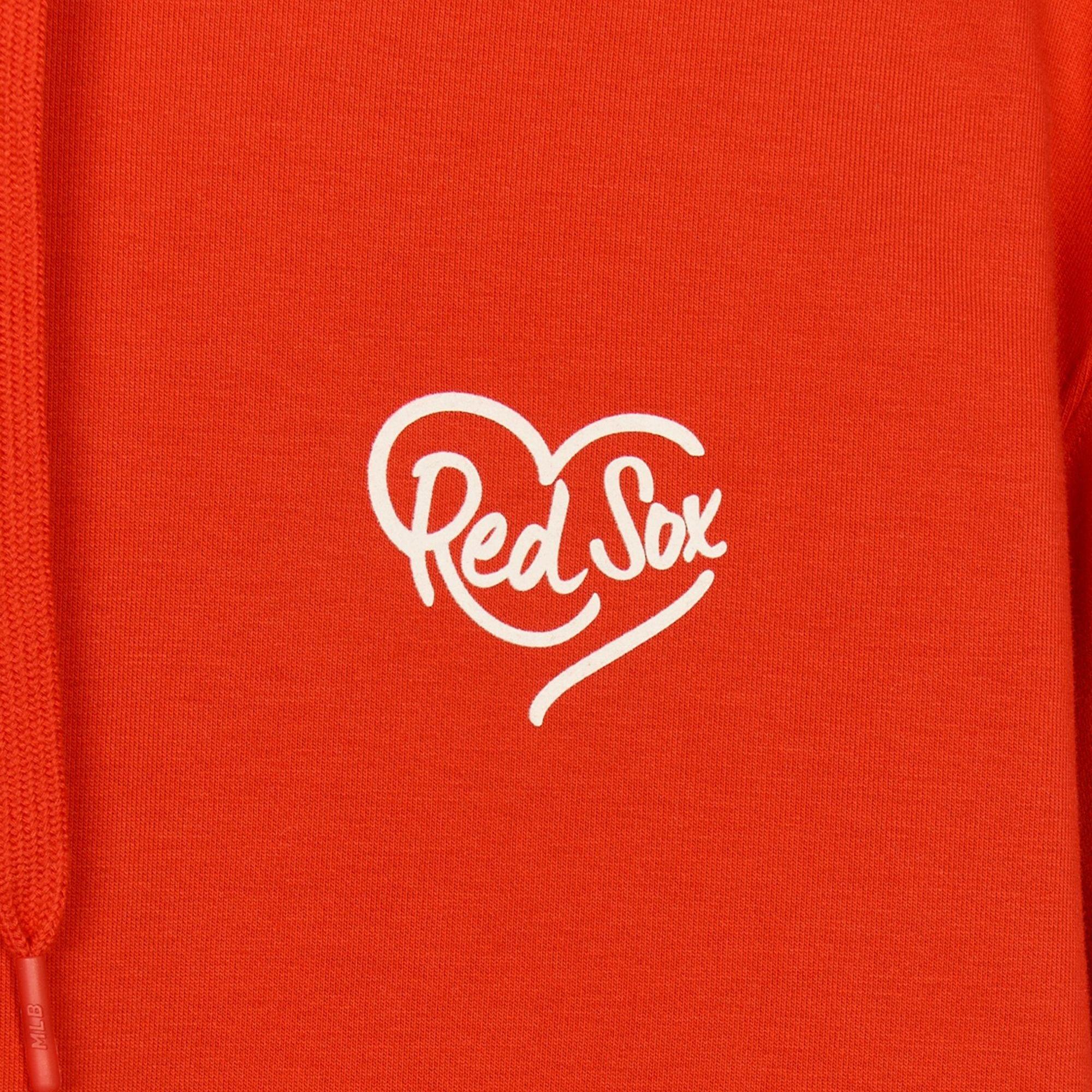 Purchase MLB 레드삭스 로고 풀오버 후디 - 보스턴 레드삭스 캐주얼 아웃도어 스포츠웨어 레드 3AHDH0144-43RDS