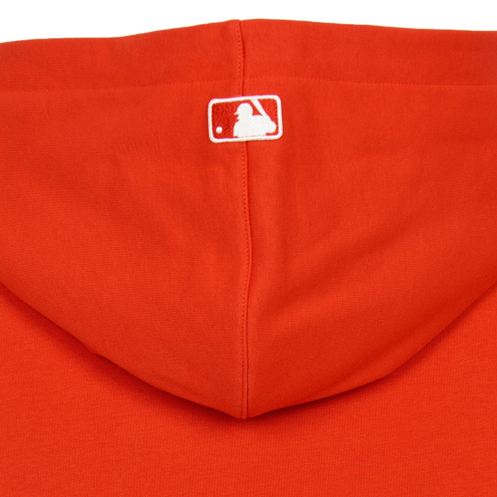 Sizing MLB 레드삭스 로고 풀오버 후디 - 보스턴 레드삭스 캐주얼 아웃도어 스포츠웨어 레드 3AHDH0144-43RDS