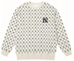 MLB Retro All-Over Floral Crewneck Sweatshirt Unisex 31MTM2041-50I MLB Retro All-Over Floral Crewneck Sweatshirt Unisex 31MTM2041-50I