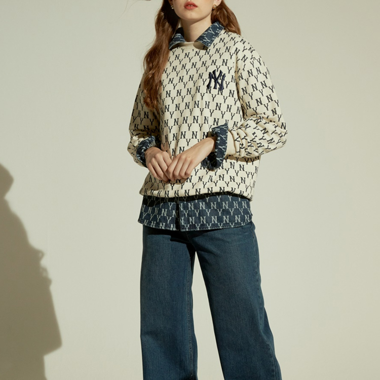 MLB Retro All-Over Floral Crewneck Sweatshirt Unisex 31MTM2041-50I 圖 5