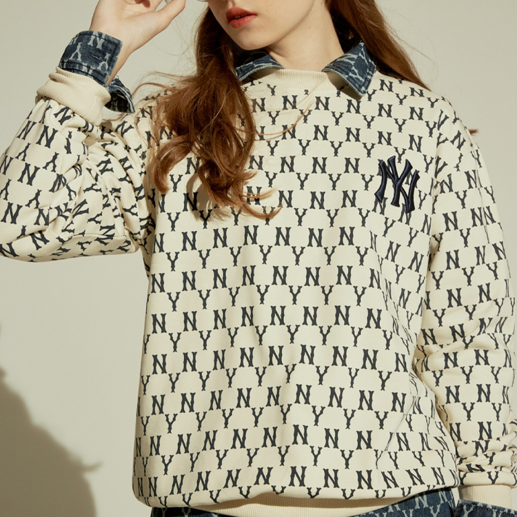 MLB Retro All-Over Floral Crewneck Sweatshirt Unisex 31MTM2041-50I 圖 6