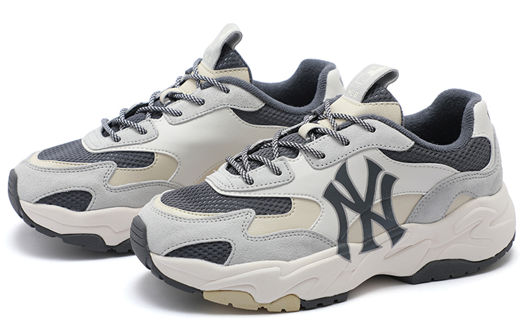 Lookbook MLB复古厚底低帮鞋“灰色” 3ASHC3S1N-50CGS