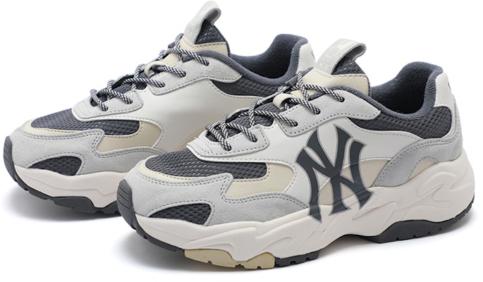 MLB复古厚底低帮鞋“灰色” 3ASHC3S1N-50CGS Lookbook MLB复古厚底低帮鞋“灰色” 3ASHC3S1N-50CGS