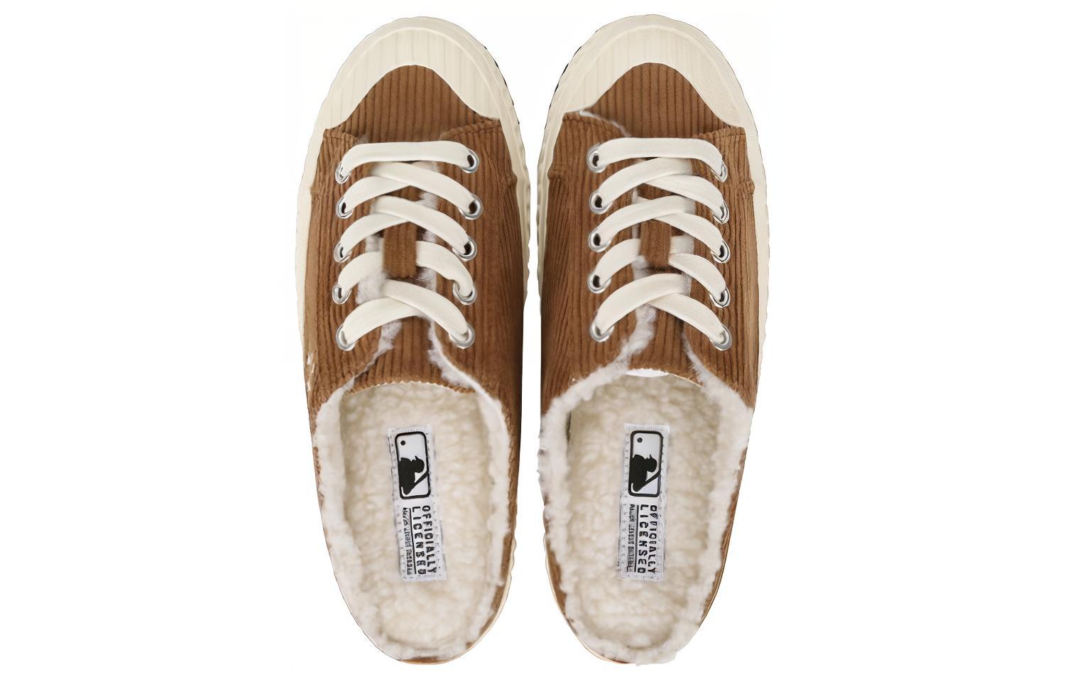 MLB Retro Slip-On Canvas 'Brown Fleece-Lined' 圖 4