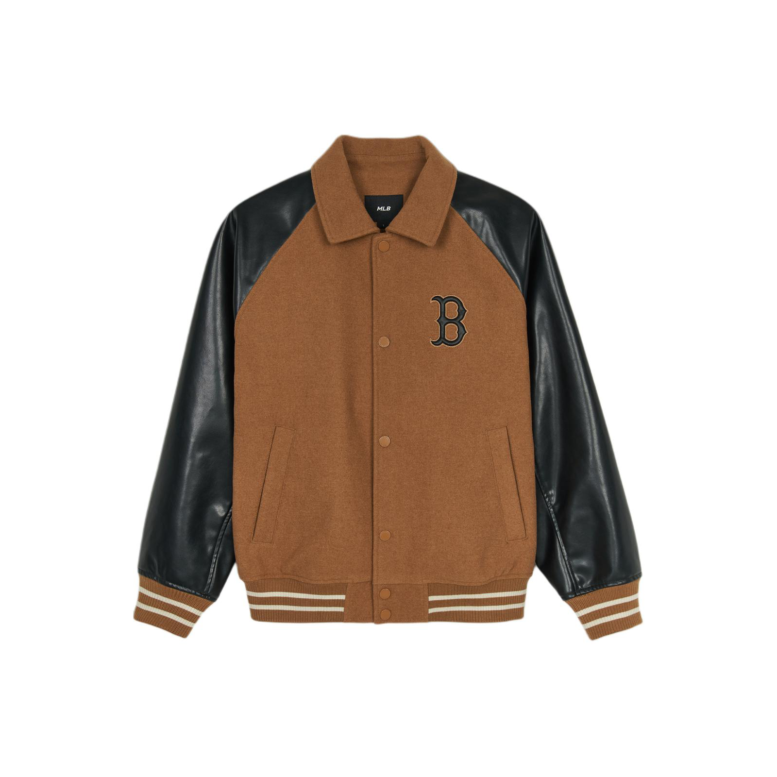 MLB Retro Varsity Style Loose Fit Warm Jacket Unisex - Brown 3AJPM1146-43CAD