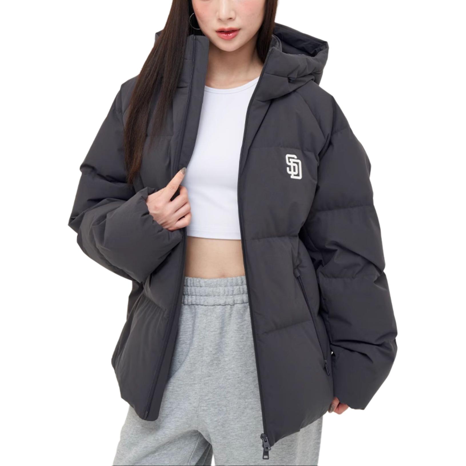 Purchase MLB 聖地牙哥教士隊中性厚短款羽絨外套 - 炭灰色 3ADJB1146-13CGS